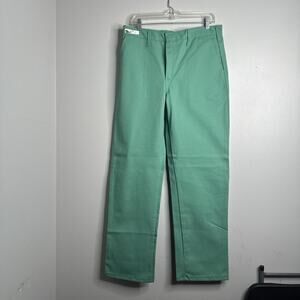 Vintage teal slim carpenter baggy pants